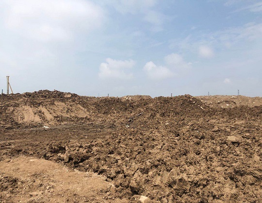 徐圩盛虹石化场地固化