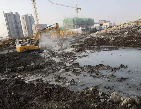 2018年连云港开发区翔海路施工现场