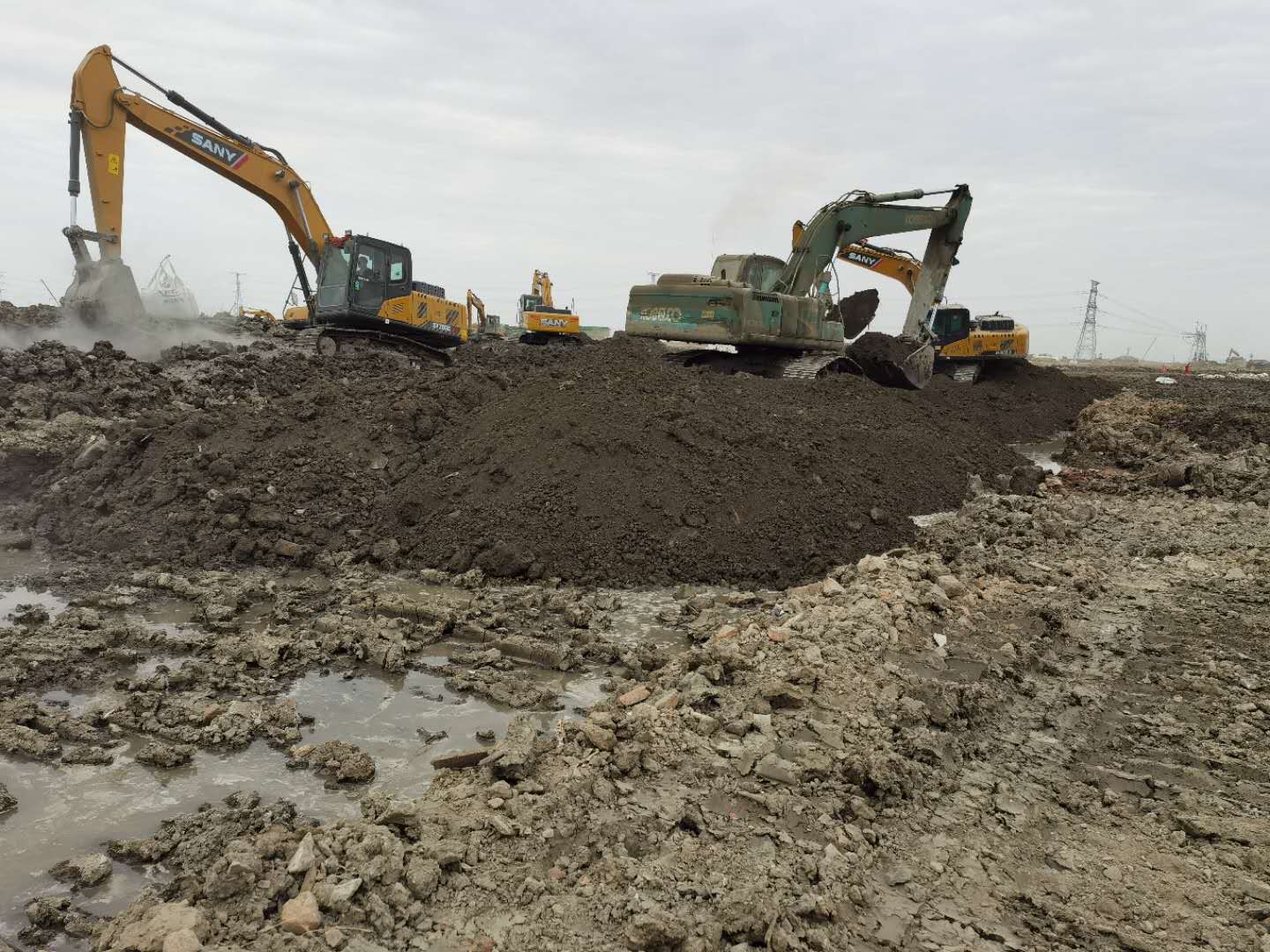 镇海炼化扩建工程现场