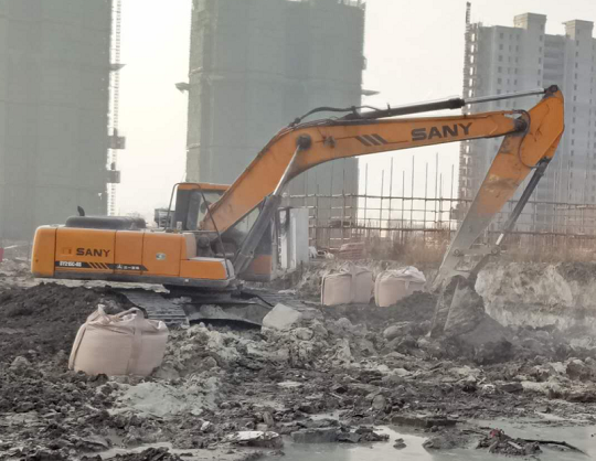 2018年连云港开发区翔海路施工现场